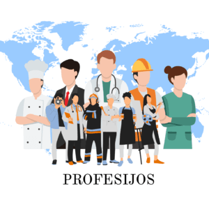 Užduočių rinkinys  „Pažink profesijas”