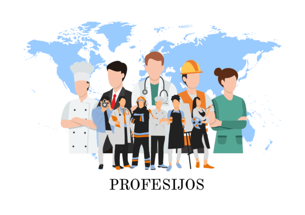 Užduočių rinkinys  „Pažink profesijas”