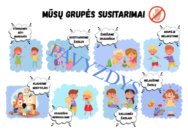 „Mūsų grupės susitarimai”