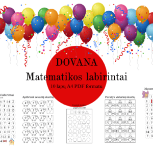 Dovana „Matematikos labirintai”