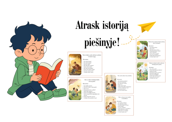 Užduotėlė „Atrask istoriją piešinyje”