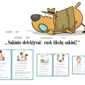 Užduotėlė „Sakinio detektyvai- rask tikslų sakinį!”