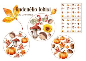 Užduotėlė „Rudenėlio lobiai”