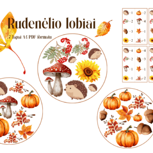 Užduotėlė „Rudenėlio lobiai”