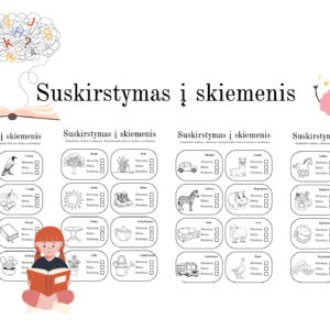 „Sakinių suskirstymas į skiemenis”