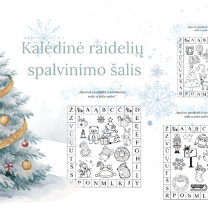 „Kalėdinė Raidelių Spalvinimo Šalis“