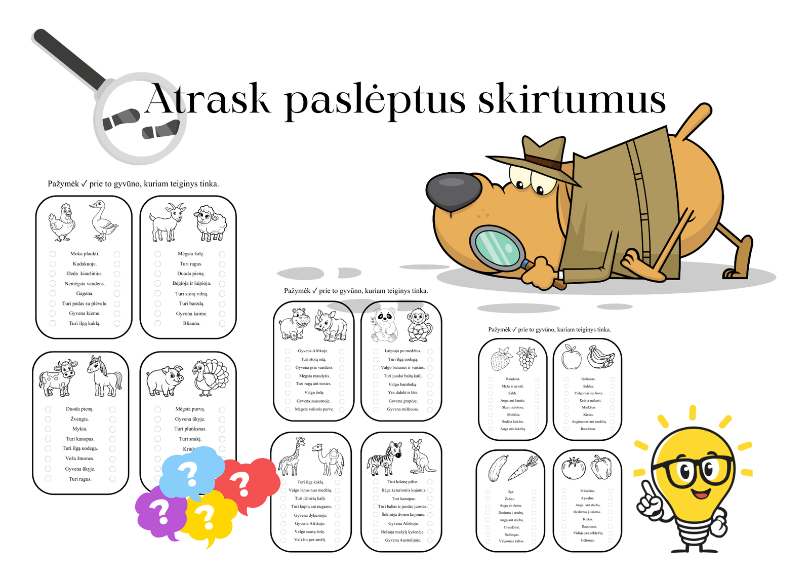 „Atrask paslėptus skirtumus“