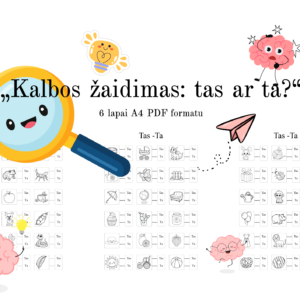 „Kalbos žaidimas: tas ar ta?“