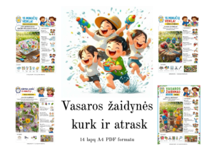 „Vasaros žaidynės: kurk ir atrask”