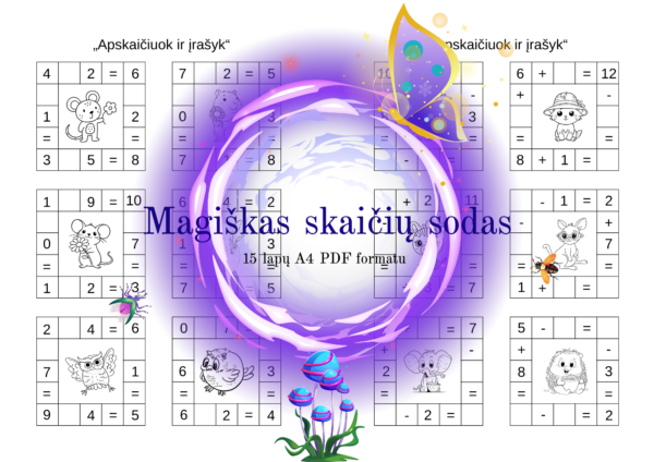 „Magiškas skaičių sodas”