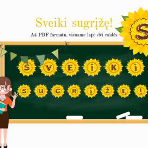 „Sveiki sugrįžę”