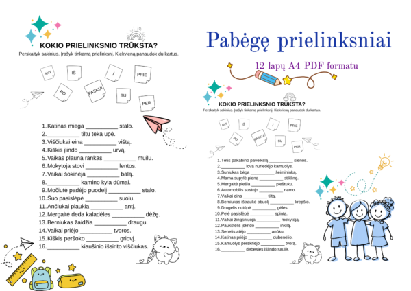 „Pabėgę prielinksniai“