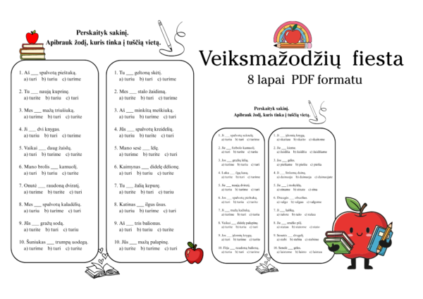 „Veiksmažodžių fiesta“
